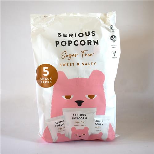 Serious Popcorn SUGAR FREE Sweet & Salty Multi Pack 5x12g