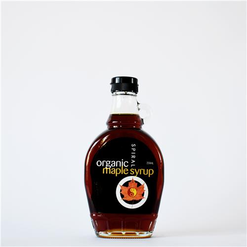 Spiral Maple Syrup 250ml Certified Organic