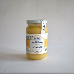 Raw Honey Ironbark Certified Organic 500g