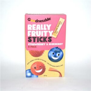 Goodness Me Fruit Sticks Strawberry & Blueberry 120g