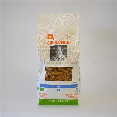 Girolomoni Pasta Spelt Fusilli 500g Certified Organic