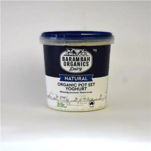 Barambah Organics Yoghurt Natural 1kg Certified Organic