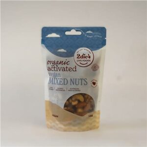 2Die4 Mixed Nuts Activated Vegan 120g Certified Organic