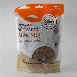 2Die4 Activated Organic Almonds 600g