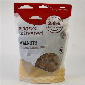 2Die4 Activated Organic Walnuts 500g
