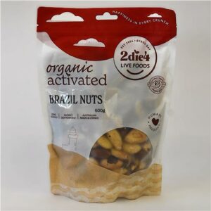 2Die4 Organic Activated Brazil Nuts 600g