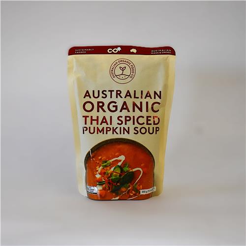 AOFC Soup Thai Spiced Pumpkin 330g Certified Organic