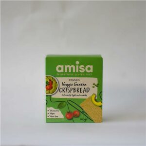 Amisa Organic Veggie Garden Crispbread 100g