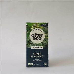 Alter Eco Dark Chocolate Super Blackout 90% 75g
