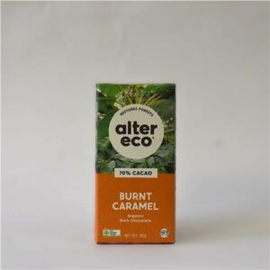 Alter Eco Dark Chocolate 70% Salted Burnt Caramel 80g