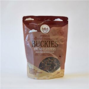 2Die4 Organic Activated Buckies Cacao Clusters 400g