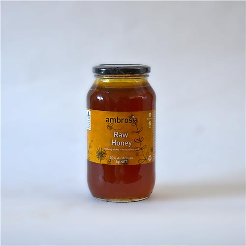 Ambrosia Honey Raw 1kg Certified Organic All About Organics Online