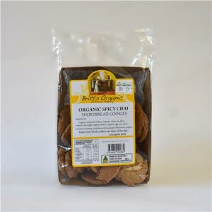 Britt's Organic Spicy Chai Shortbread 200g