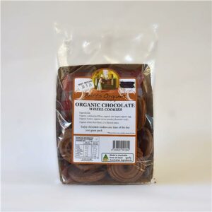 Britt's Organic Choc Wheel Cookies 200g
