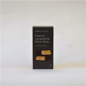 Pana Organic Multi-Pack Snack Bars Dark Choc, Peanut & Caramel 100g