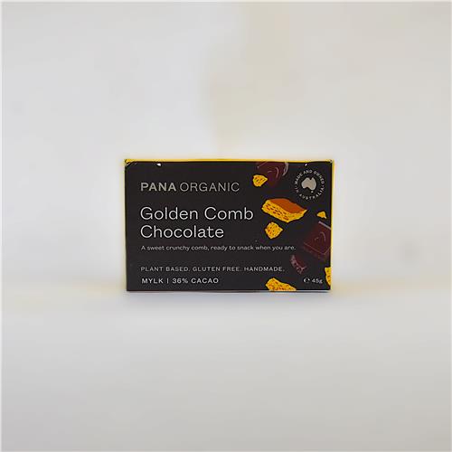Pana Chocolate Golden Comb 45g Certified Organic