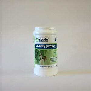 Abode Laundry Powder Blue Mallee Eucalyptus Front and Top Load 1kg
