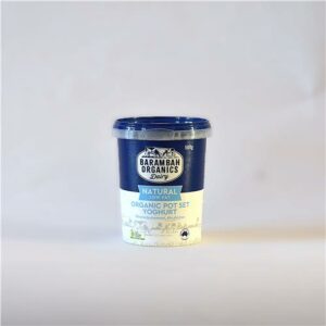 Barambah Organics Yoghurt Low Fat Natural 500g Certified Organic