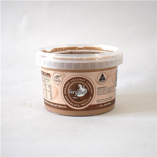 Very Best Coconut Yoghurt Chocolate Mousse 550g Cerified Organic