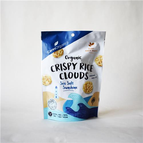 Ceres Crispy Rice Cloud Sea Salt 50g Certified Organic