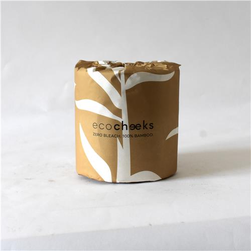 Eco Cheeks Toilet Roll Unbleached Bamboo (Wrapped Individual)