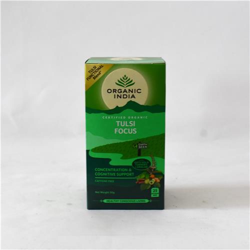 Organic India Tulsi Focus 25 Bags Certified Organic