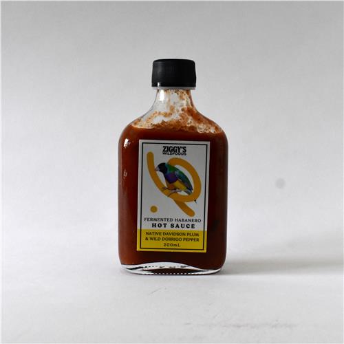 Ziggy's Wildfood Hot Sauce Native Davidson Plum & Wild Dorrigo Pepper 200ml