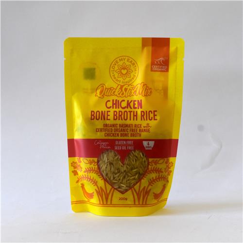 Love My Earth Chicken Bone Broth Rice 200g