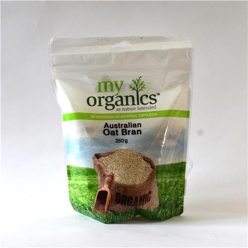 My Organics Oat Bran 350g Certified Organic