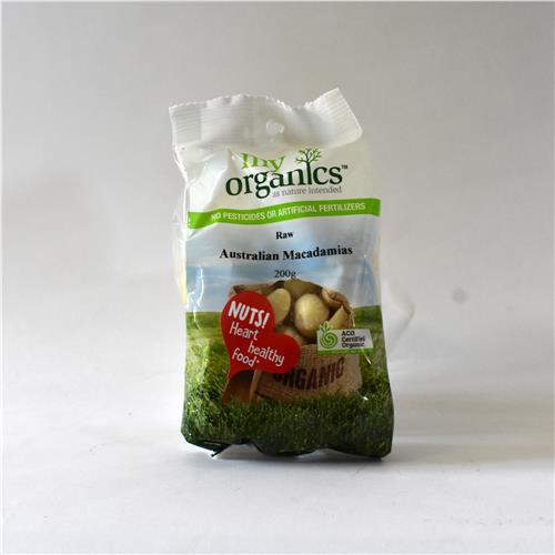 My Organics Macadamias Raw 200g