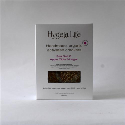 Hygeia Life Seeded Crackers Sea Salt & ACV 100g