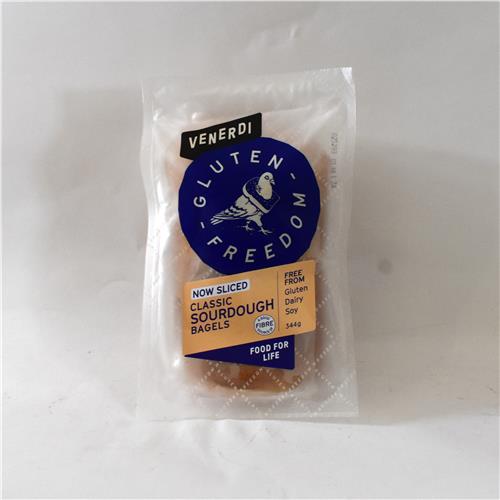 Gluten Freedom Classic Sourdough Bagels 4pk 344g