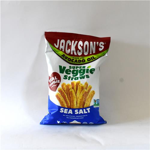 Jackson's Avo Oil Veggie Straws Sea Salt 142g