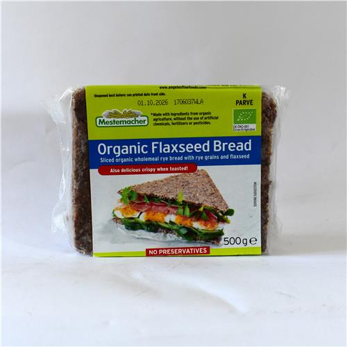 Mestemacher Organic Flax Seed Bread 500g