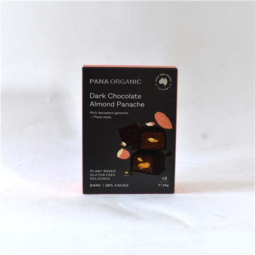 Pana Chocolate Panache Almond 2 pk 66g Certified Organic