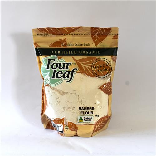 Four Leaf Bakers Flour 1kg Certified Organic