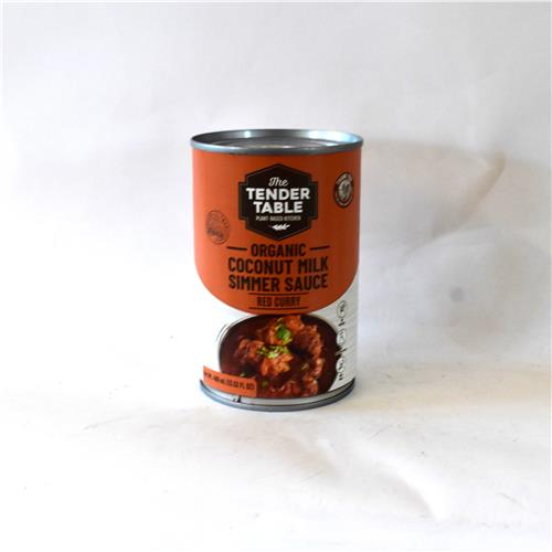 Tender Table Organic Coconut Simmer Sauce Red Curry 400ml