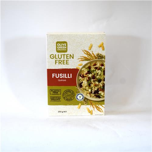 Olive Green Organics Quinoa Rice Fusilli 250g