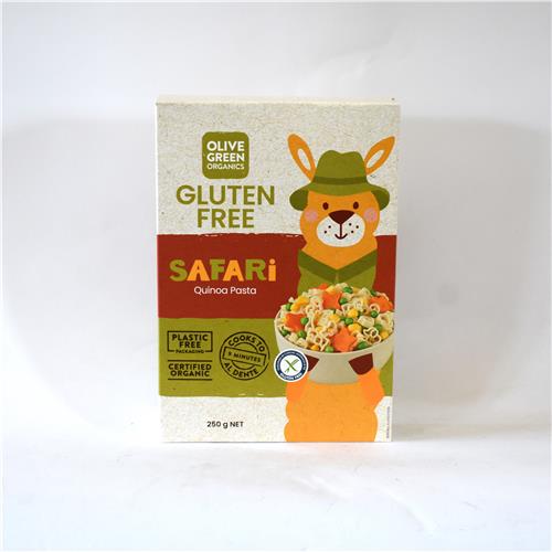 Olive Green Organics Safari Quinoa Pasta 250g