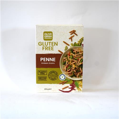 Olive Green Organics Andean Grains Penne Pasta 250g