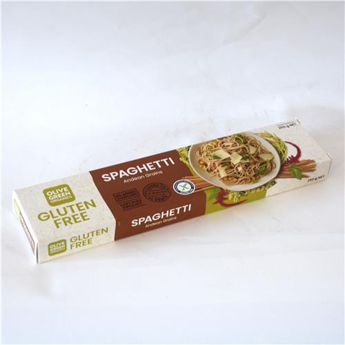 Olive Green Organics Andean Grains Spaghetti 250g  Quinoa, Brown Rice, Amaranth