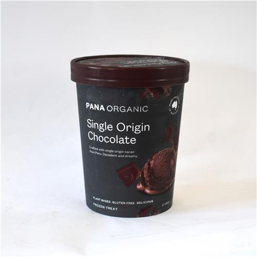 Pana Ice Cream Single Origin Chocolate 950ml Certified Organic