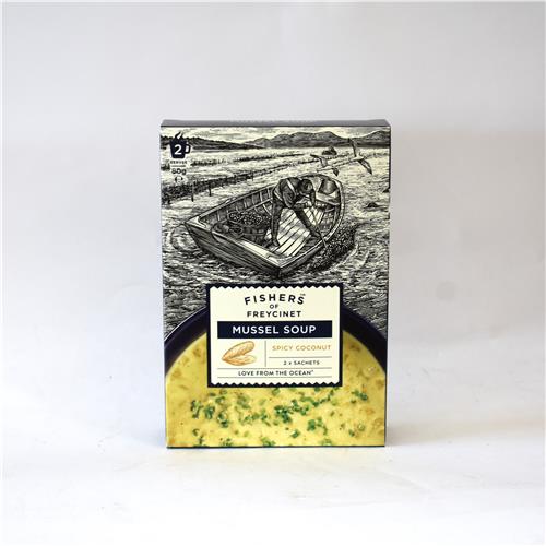 Freycinet Mussel Soup Spicy Coconut 80g