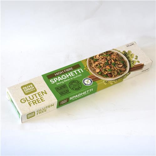 Olive Green Organics Mung Bean & Quinoa Spaghetti 250g
