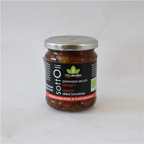 BioItalia Organic Sundried Tomatoes in EVOO 180g