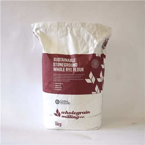 Wholegrain Milling Co Sustainable Stoneground Whole Rye Flour 5KG