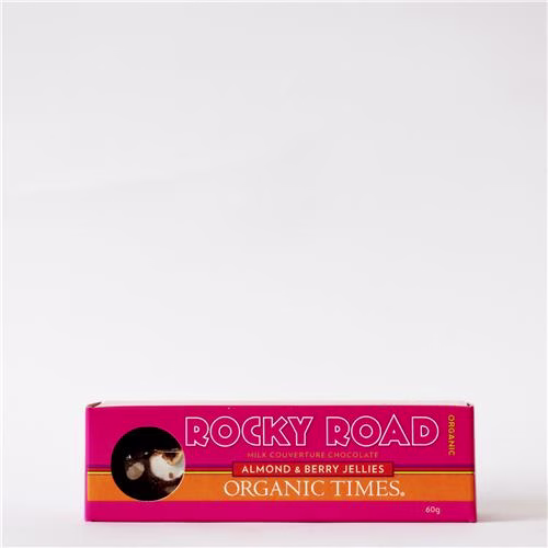 Organic Times Milk Chocolate Rocky Road 60g