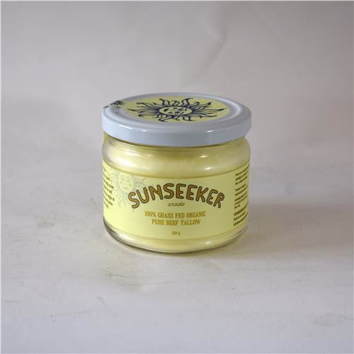 Sunseeker Organic Beef Tallow 250g Certified Organic