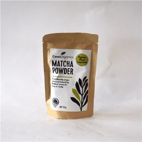 Ceres Matcha Powder 70g Certified Organic
