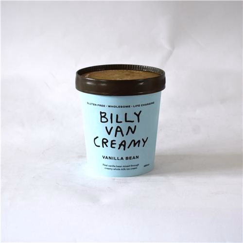 Billy Van Vanilla Bean Ice Cream 480ml